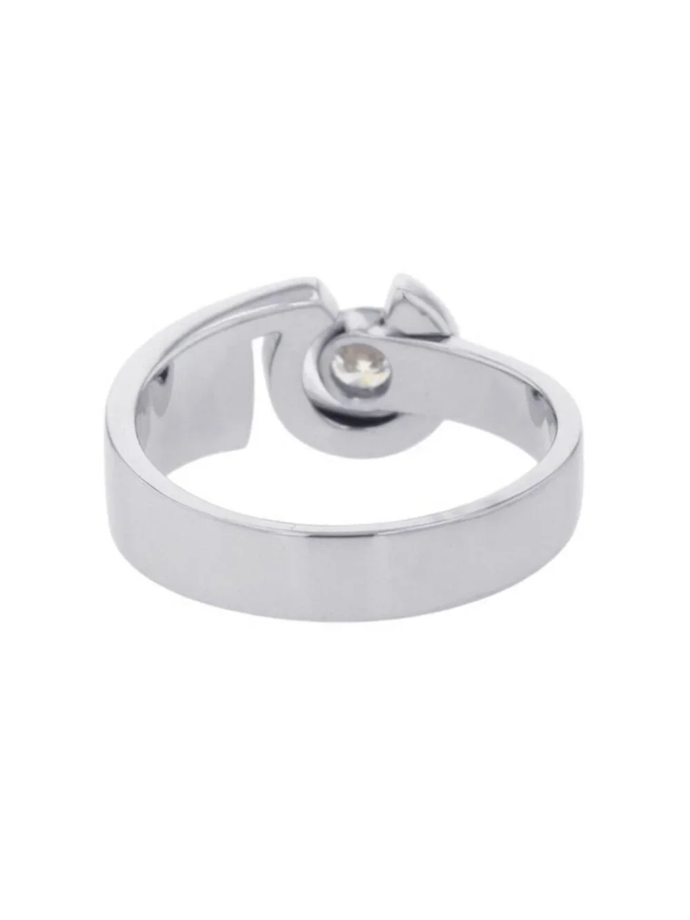 Chanel Ring Eternal No. 5 Diamond Center Stone 18K White Gold